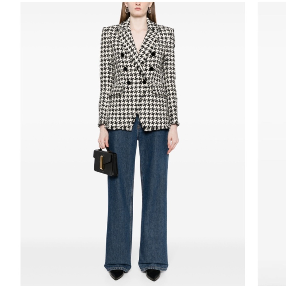 Veronica Beard Miller houndstooth blazer